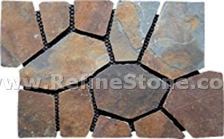 Rusty slate interlock