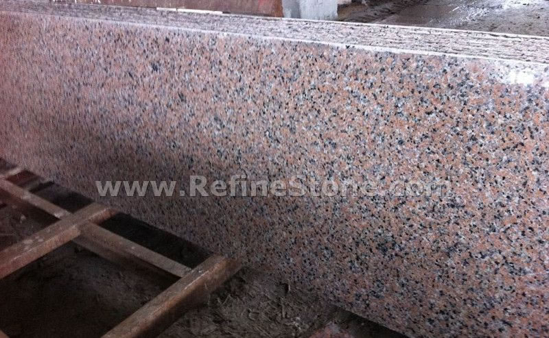 pink porrino granite slab