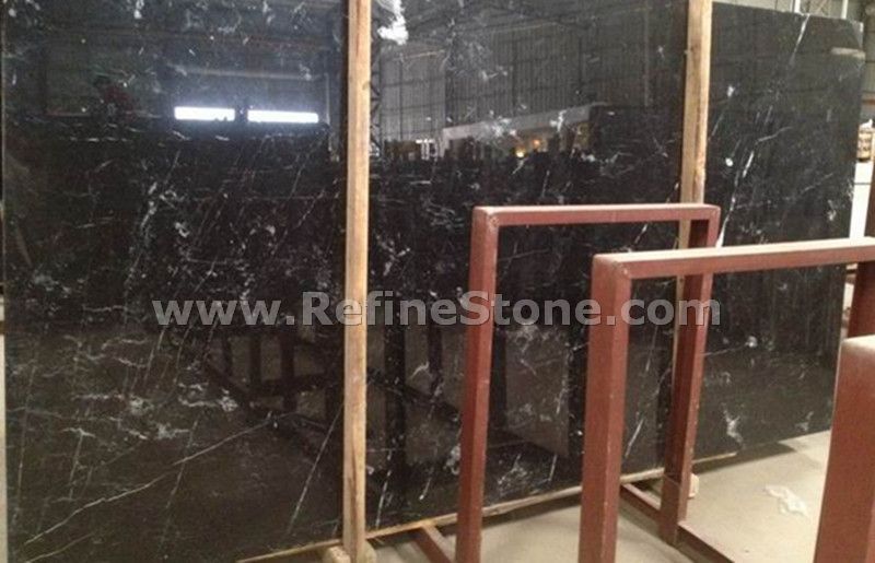 castle black marble slab