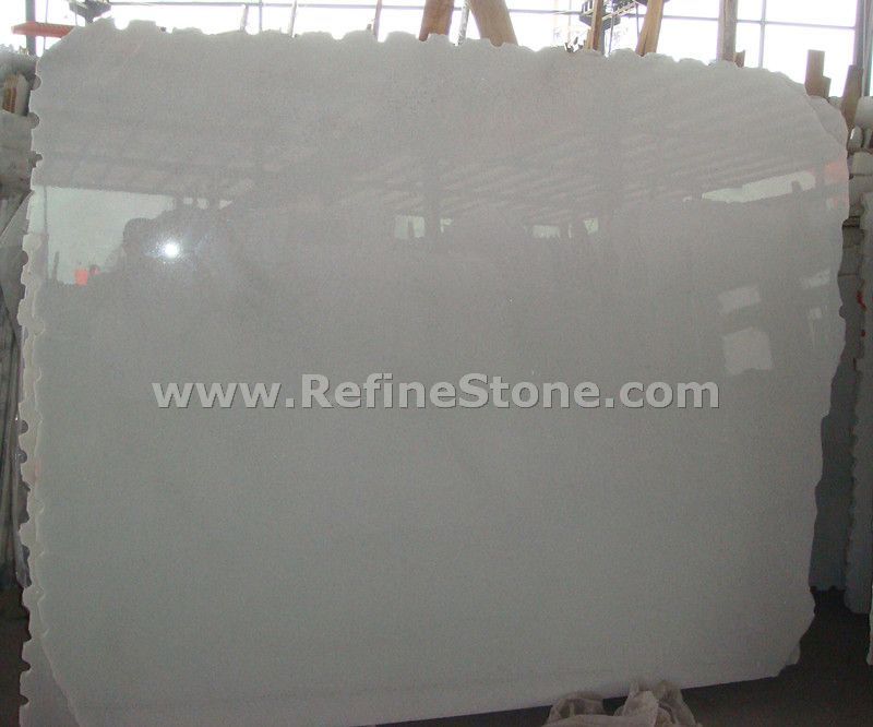 crystal white grade extra marble slab