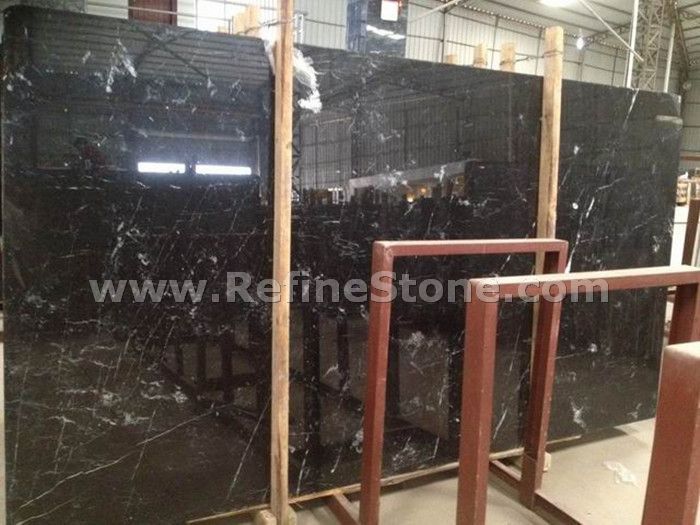 castle black marble slab