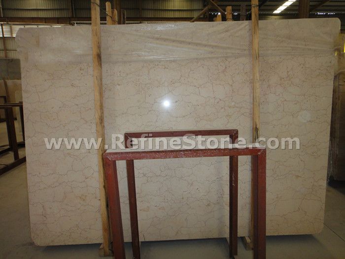 shell beige marble slab
