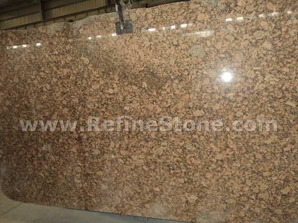 giallo fiorito granite slab