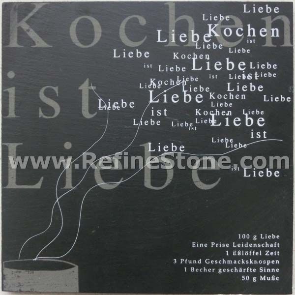 slate stone plate/ stone tableware/slate tray/slate cheese board