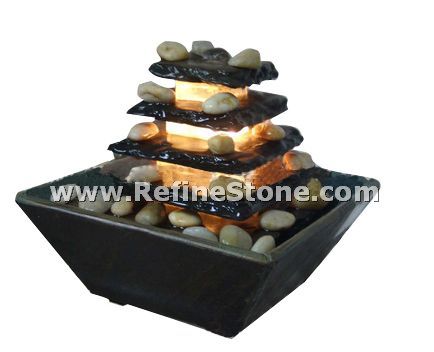 slate water fountain