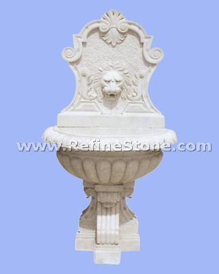 lion head wall fountain