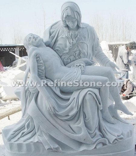 Religion marble statue