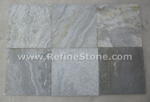 Silver Sand Slate honed