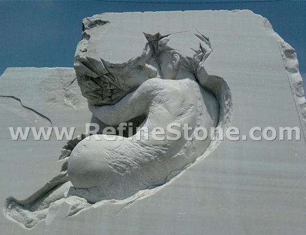 White marble human sculpture garden Decoration Factory Wholesale
