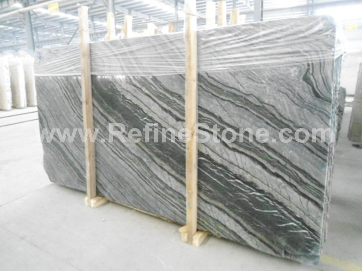 Antique wooden marble slab