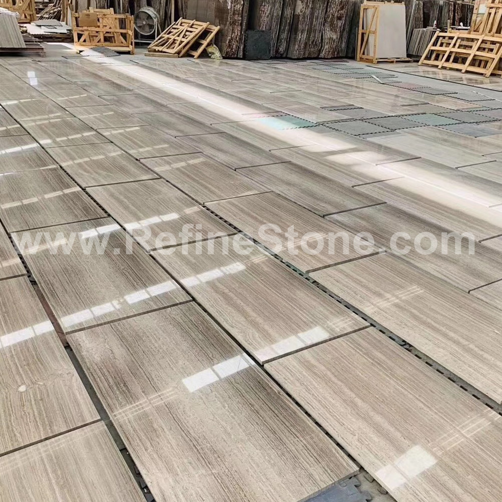 Grey wooden marble tile