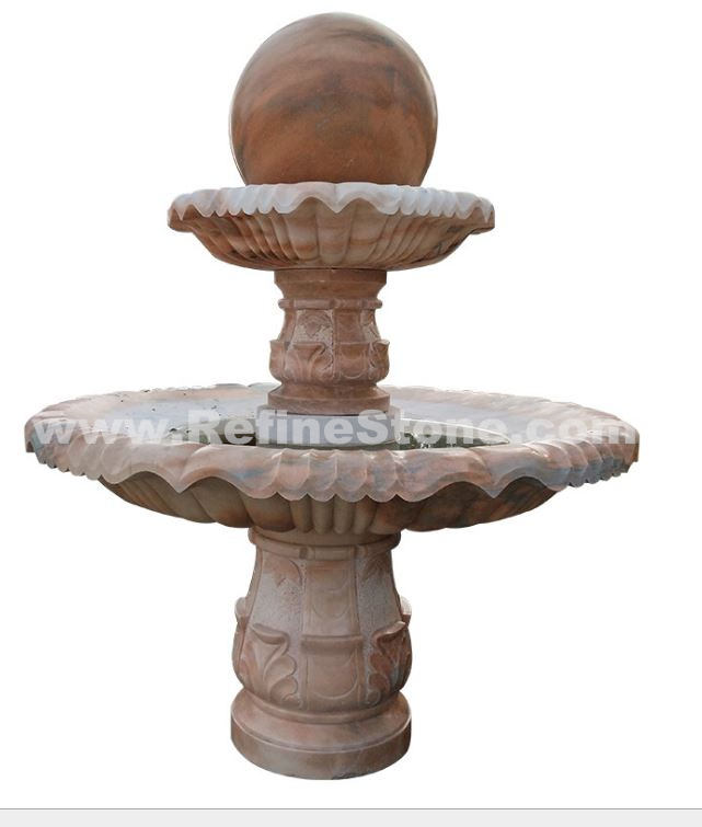 stone ball fountain